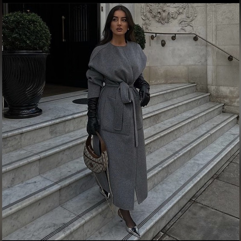 Double faced wool blend coat 🧥